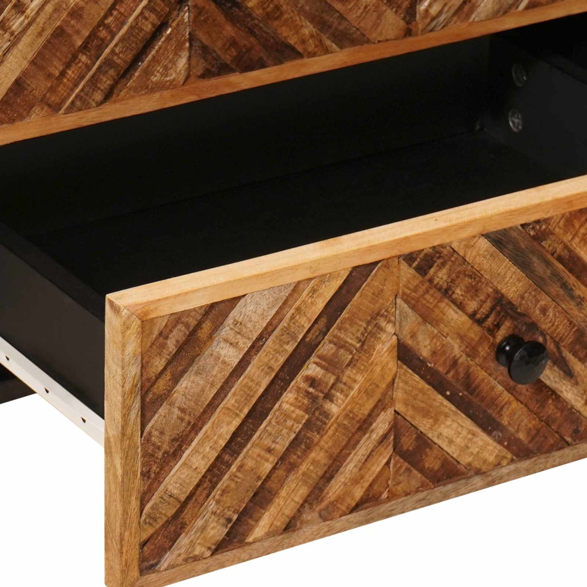 vidaXL Κομοδίνο Καφέ 50 x 33 x 60 εκ Στερεό ξύλο μάνγκο