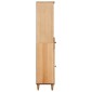 vidaXL Ντουλάπι Μπάνιου Καφέ 38 x 33,5 x 160 εκ Στερεό ξύλο μάνγκο
