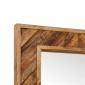 vidaXL Καθρέφτης Καφέ 70 x 50 x 3 εκ. Γυαλί