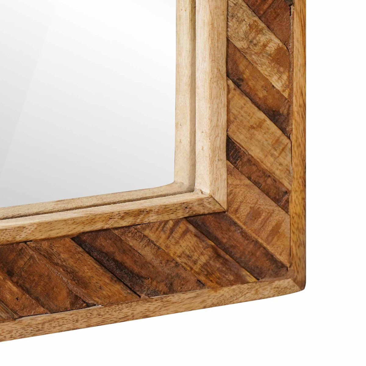 vidaXL Καθρέφτης Καφέ 70 x 50 x 3 εκ. Γυαλί