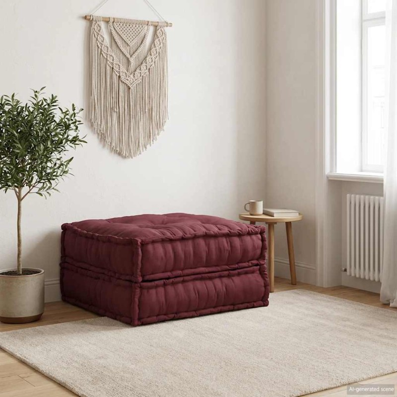 vidaXL Μοντέρνο Καναπέ Σετ Καφέ 70x70x36 Ύφασμα