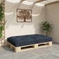 vidaXL Μαξιλάρι για καναπέ παλέτας Ανθρακί 120 x 80 x 12 cm Ύφασμα