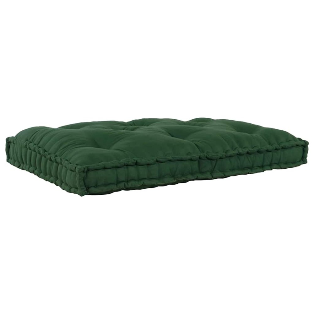 vidaXL Μαξιλάρι για καναπέ παλέτας Πράσινο 120 x 80 x 12 cm Ύφασμα