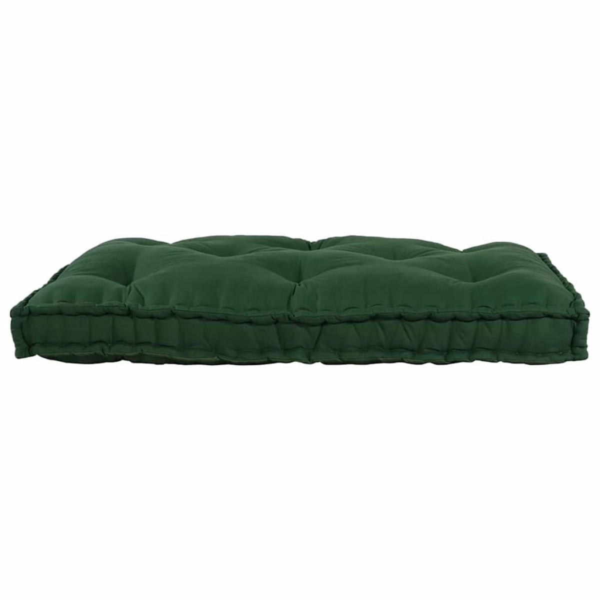 vidaXL Μαξιλάρι για καναπέ παλέτας Πράσινο 120 x 80 x 12 cm Ύφασμα