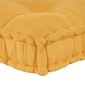 vidaXL Μαξιλάρι για καναπέ παλέτας Κίτρινο 120 x 80 x 12 cm Ύφασμα