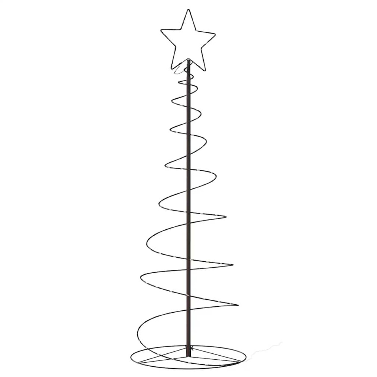 vidaXL Χριστουγεννιάτικο δέντρο LED 100 LED Ζεστό Λευκό 150 cm