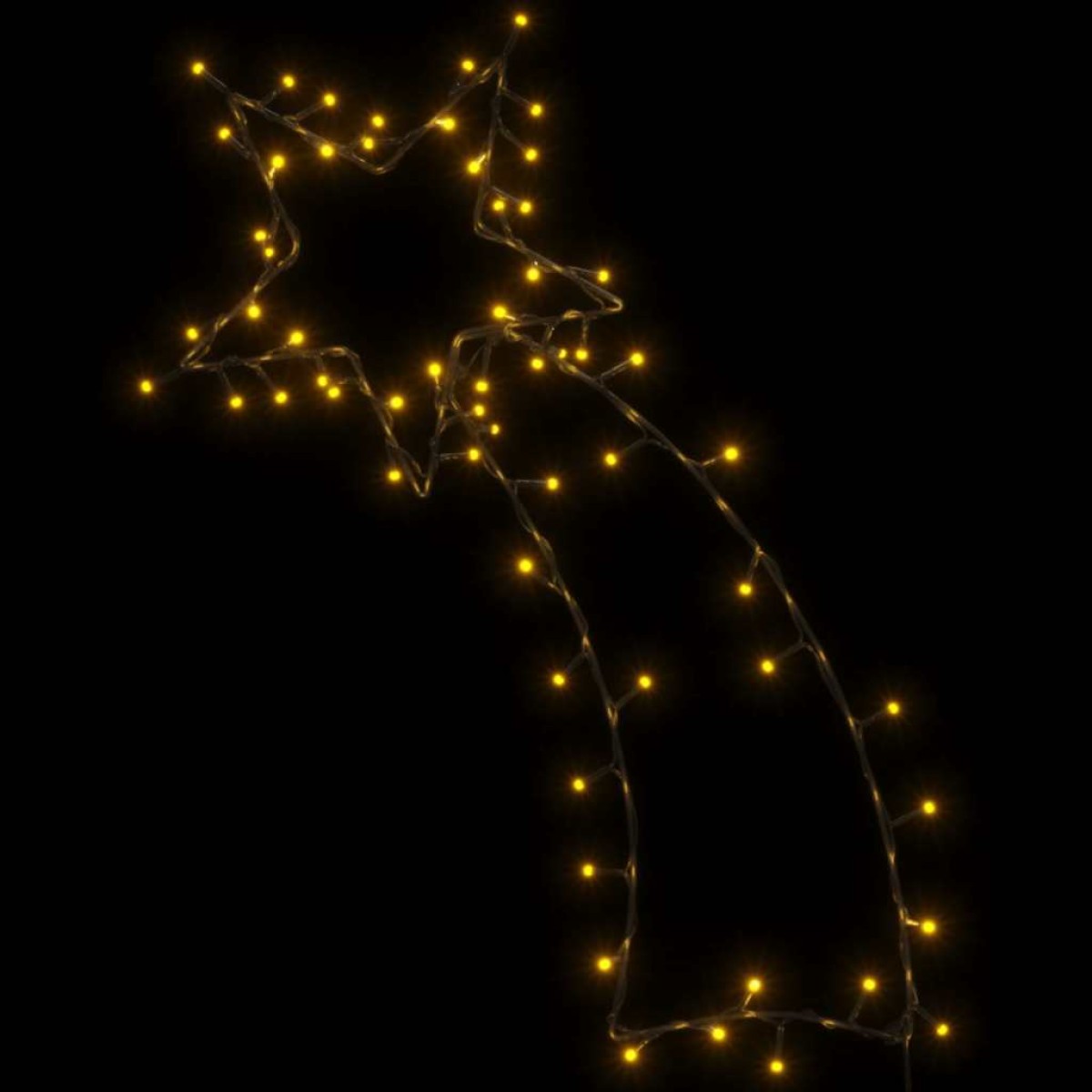 vidaXL Χριστουγεννιάτικα Φωτάκια Shooting Star Silhouette 80 LED