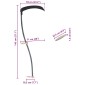 vidaXL Δρεπάνι με πέτρα λείανσης 145 cm