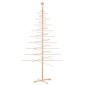 vidaXL Χριστουγεννιάτικο Δέντρο Ξύλινο Διακόσμηση 210 εκ. Μασίφ Πεύκο