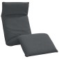 vidaXL Ξαπλώστρα Πτυσσόμενη Ανθρακί 175x54x8,5 εκ. Ύφασμα Oxford