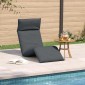 vidaXL Ξαπλώστρα Πτυσσόμενη Ανθρακί 175x54x8,5 εκ. Ύφασμα Oxford