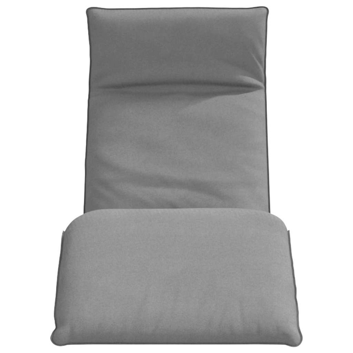 vidaXL Ξαπλώστρα Πτυσσόμενη Γκρι 175x54x8,5 εκ. από Ύφασμα Oxford