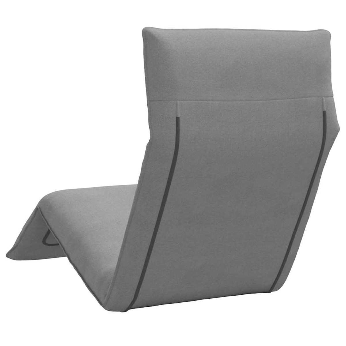 vidaXL Ξαπλώστρα Πτυσσόμενη Γκρι 175x54x8,5 εκ. από Ύφασμα Oxford
