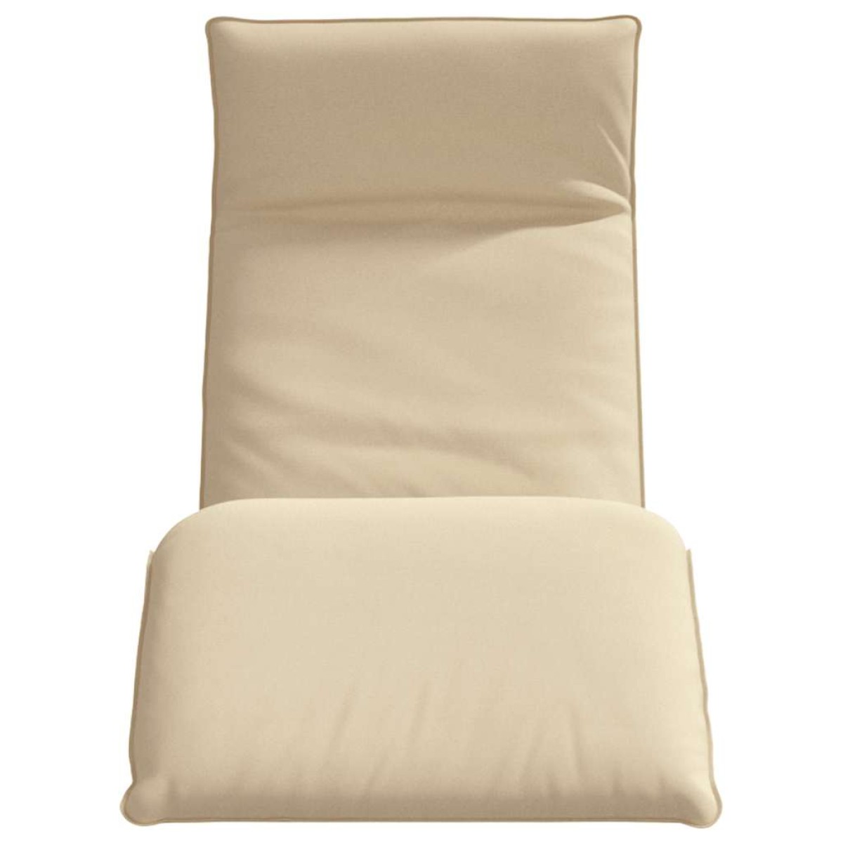 vidaXL Ξαπλώστρα Πτυσσόμενη Μπεζ 175x54x8,5 εκ. από Ύφασμα Oxford