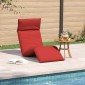 vidaXL Ξαπλώστρα Πτυσσόμενη Κόκκινη 175x54x8,5 εκ. από Ύφασμα Oxford