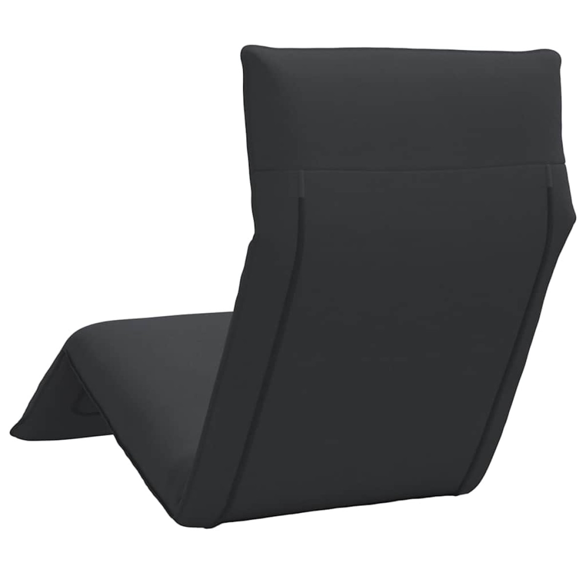 vidaXL Ξαπλώστρα Πτυσσόμενη Μαύρη 175x54x8,5 εκ. από Ύφασμα Oxford