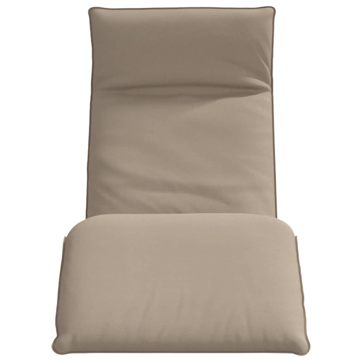 vidaXL Ξαπλώστρα Πτυσσόμενη Μπεζ 175x54x8,5 εκ. Ύφασμα Oxford