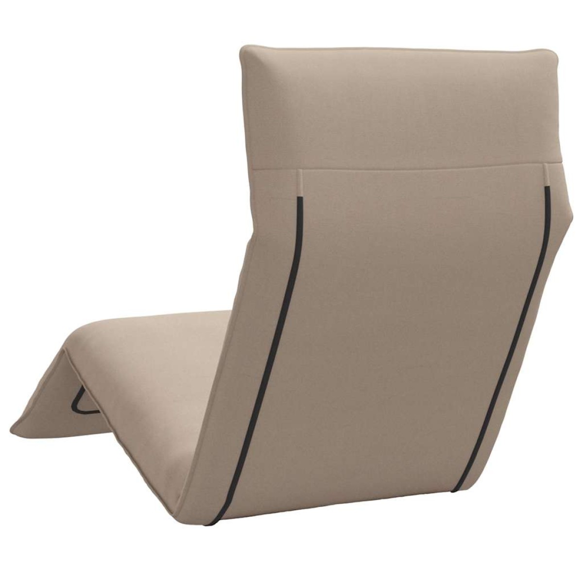 vidaXL Ξαπλώστρα Πτυσσόμενη Μπεζ 175x54x8,5 εκ. Ύφασμα Oxford