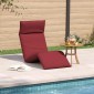 vidaXL Ξαπλώστρα Πτυσσόμενη Κόκκινη 175 x 54 x 8,5 εκ. από Ύφασμα Oxford