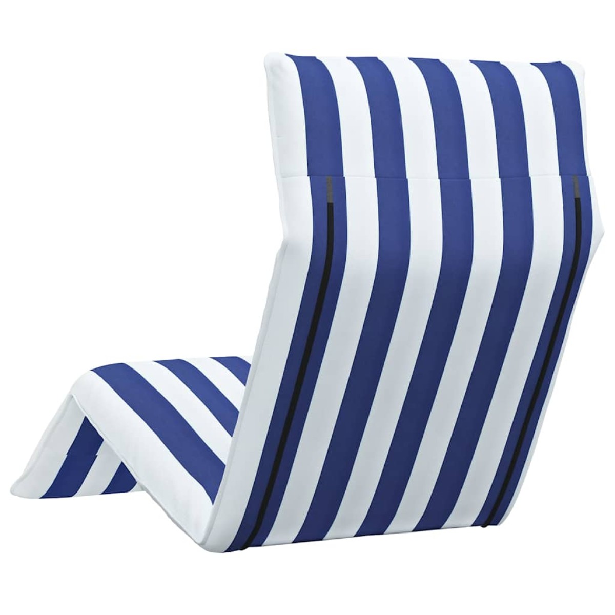 vidaXL Ξαπλώστρα Πτυσσόμενη Μπλε και Λευκή 175x54x8,5 εκ. από Ύφασμα Oxford