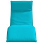 vidaXL Ξαπλώστρα Πτυσσόμενη Τυρκουάζ 175x54x8,5 εκ. από Ύφασμα Oxford