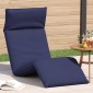vidaXL Ξαπλώστρα Πτυσσόμενη Μπλε 175x54x8,5 εκ. από Ύφασμα Oxford