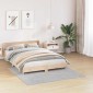 vidaXL Αντιολισθητικό Σαγκί Χαλάκι Γκρι 160 x 160 cm PP