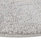 vidaXL Αντιολισθητικό Σαγκί Χαλάκι Γκρι 90 x 90 cm PP