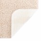 vidaXL Αντιολισθητικό Σαγκί Χαλάκι Κρεμ 200 x 200 cm PP