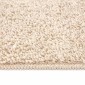 vidaXL Αντιολισθητικό Σαγκί Χαλάκι Κρεμ 200 x 200 cm PP