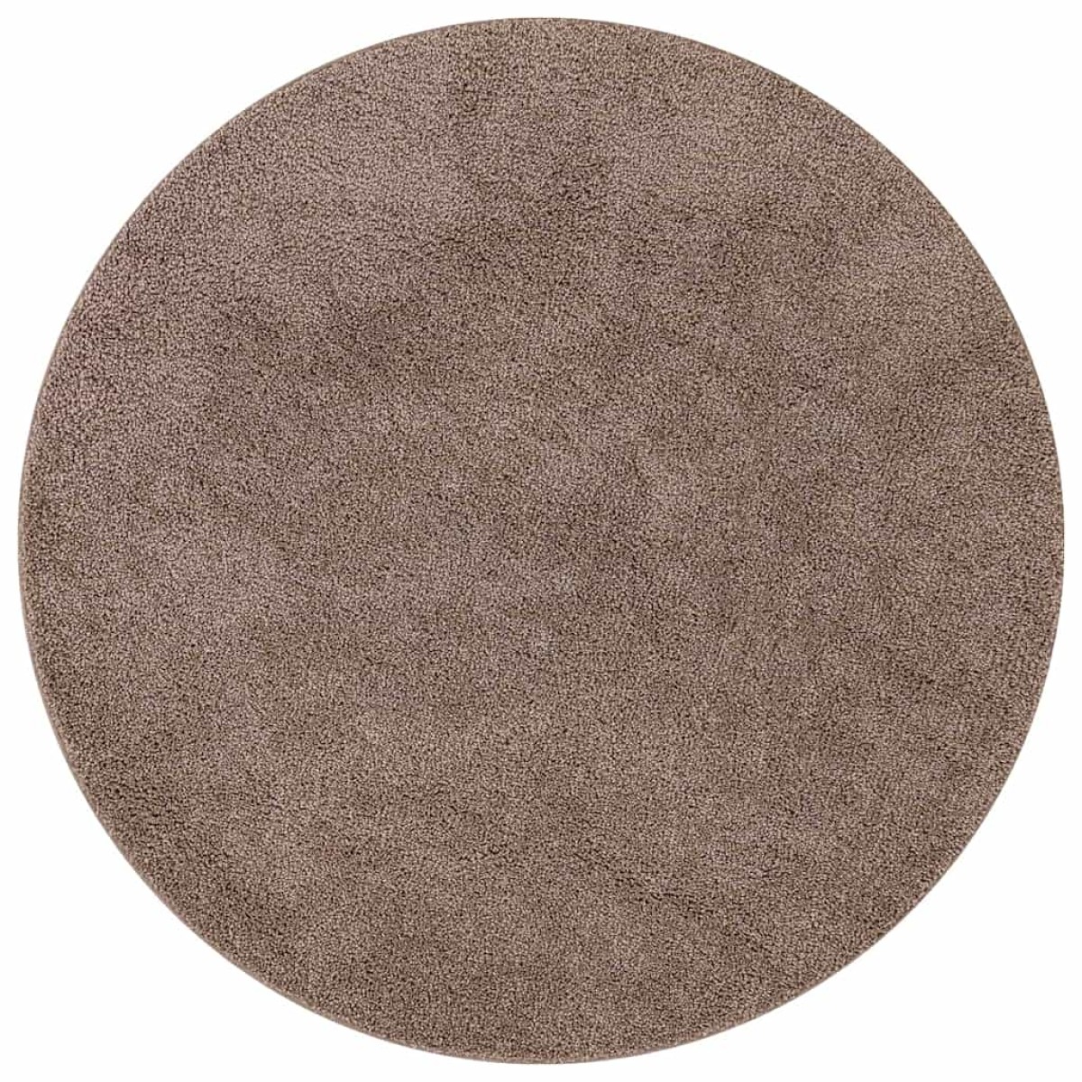 vidaXL Αντιολισθητικό Σαγκί Χαλάκι Καφέ 160 x 160 cm PP