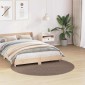 vidaXL Αντιολισθητικό Σαγκί Χαλάκι Καφέ 160 x 160 cm PP