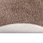 vidaXL Αντιολισθητικό Σαγκί Χαλάκι Καφέ 160 x 160 cm PP