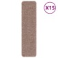 vidaXL Χαλιά Σκαλοπατιών Αντιολισθητικά 15 τμχ. 75 x 20 cm