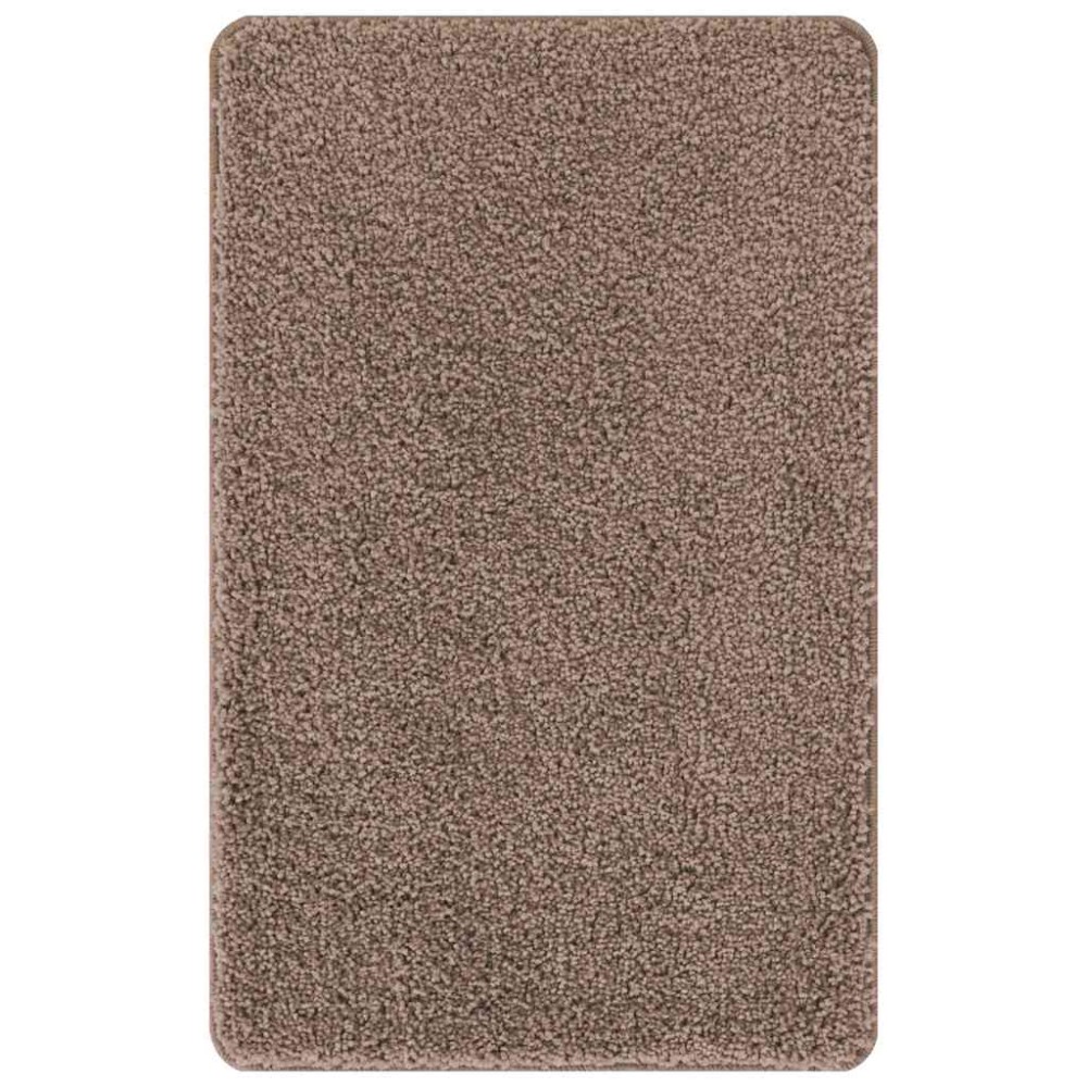 vidaXL Αντιολισθητικό μαξιλάρι μπάνιου Καφέ 50 x 80 cm PP