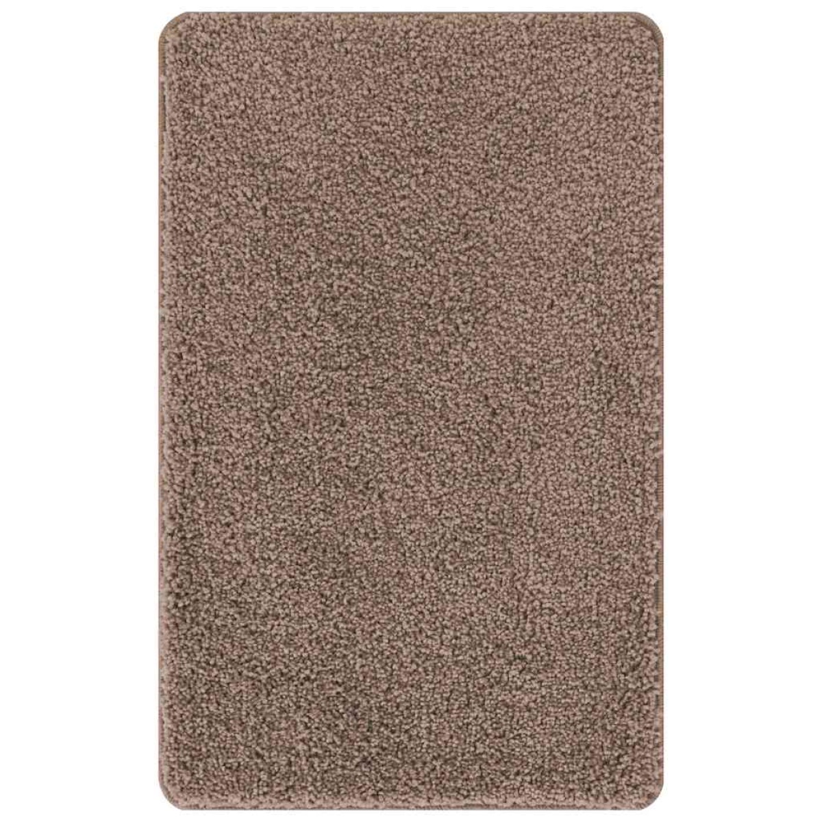 vidaXL Αντιολισθητικό μαξιλάρι μπάνιου Καφέ 50 x 80 cm PP