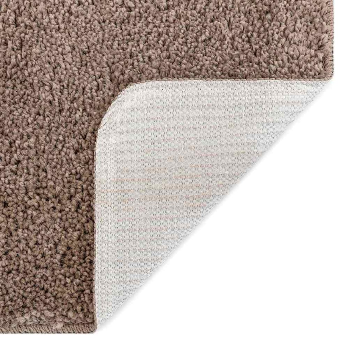 vidaXL Αντιολισθητικό μαξιλάρι μπάνιου Καφέ 50 x 80 cm PP