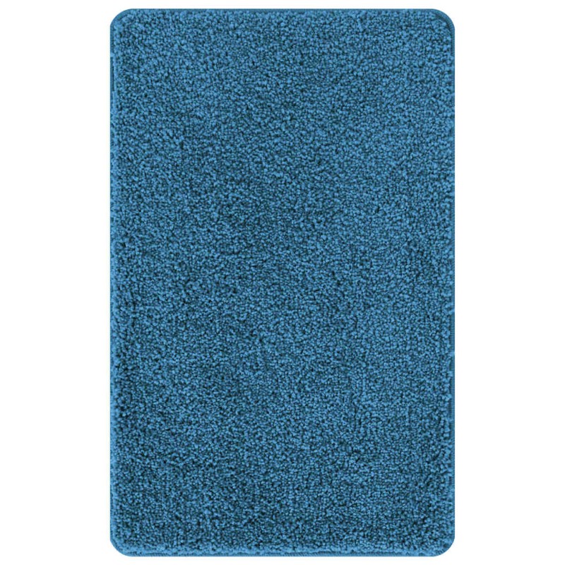 vidaXL Αντιολισθητικό μαξιλάρι μπάνιου Μπλε 50 x 80 cm PP