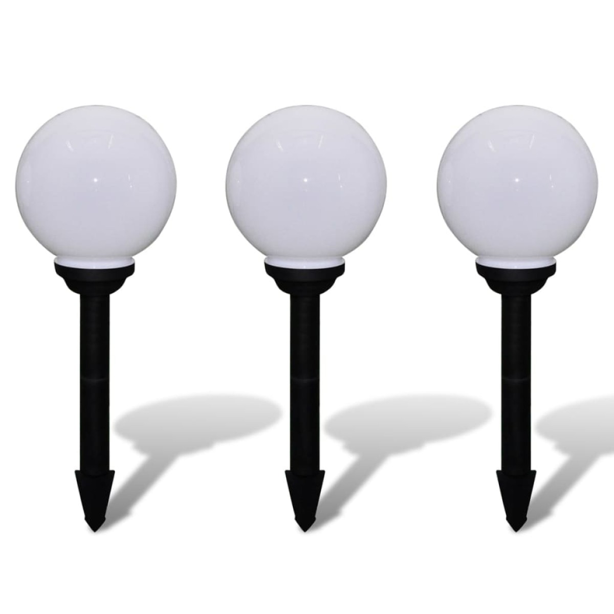 vidaXL Λάμπες Εξωτερικού Χώρου LED 3 Τεμ. 20 εκ. με Πάσσαλο Εδάφους