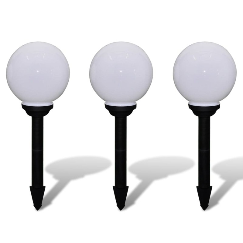 vidaXL Λάμπες Εξωτερικού Χώρου LED 3 Τεμ. 20 εκ. με Πάσσαλο Εδάφους