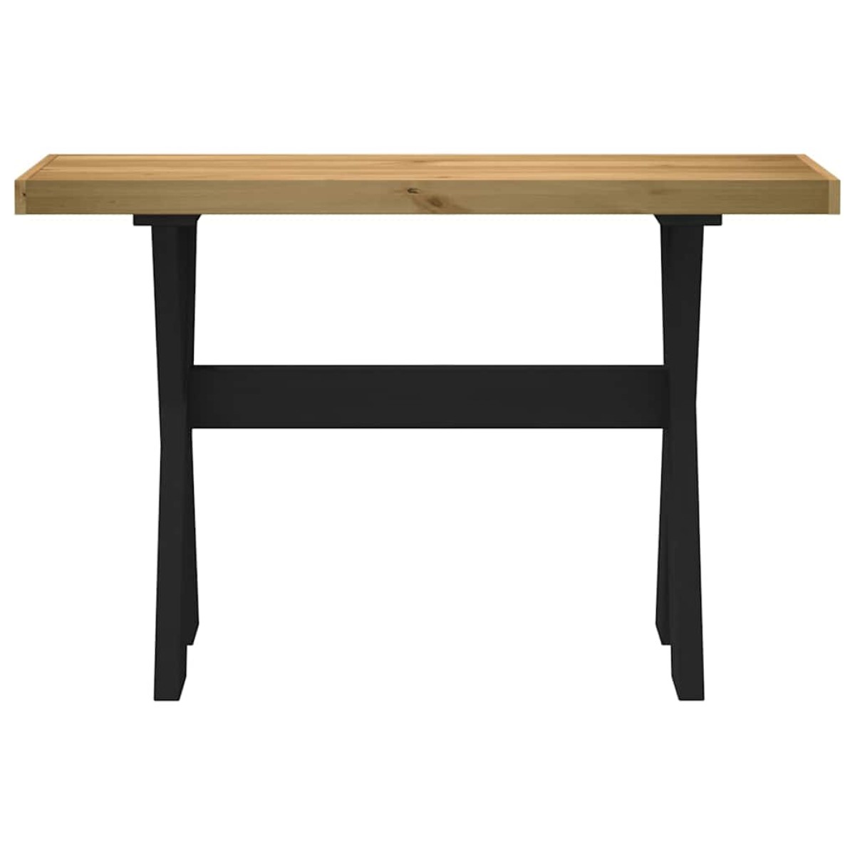 vidaXL Τραπέζι κονσόλας NOAIN με πόδια σχήματος X 120x30x75 cm