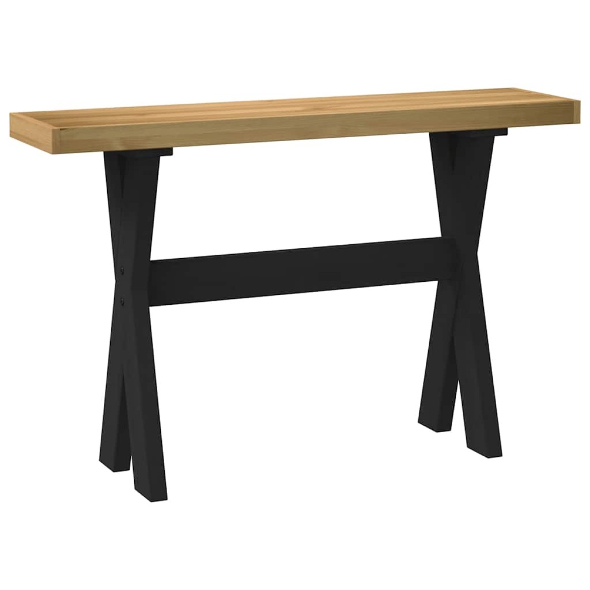 vidaXL Τραπέζι κονσόλας NOAIN με πόδια σχήματος X 120x30x75 cm
