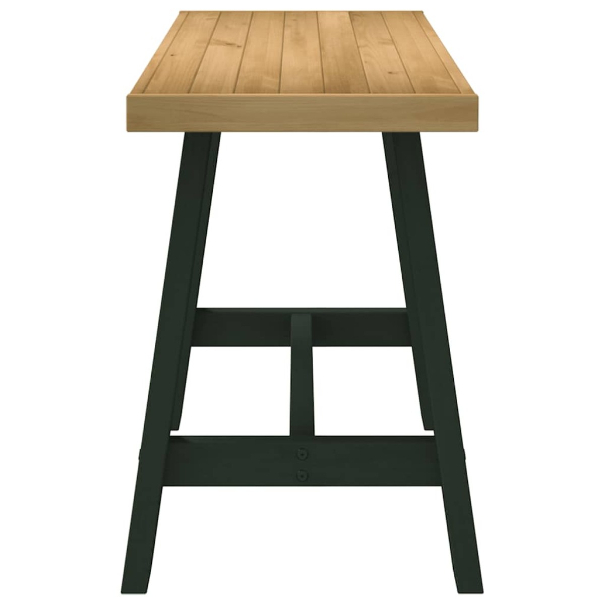 vidaXL Γραφείο NOAIN με πόδια σχήματος Α 120x50x75 cm μασίφ ξύλο πεύκο