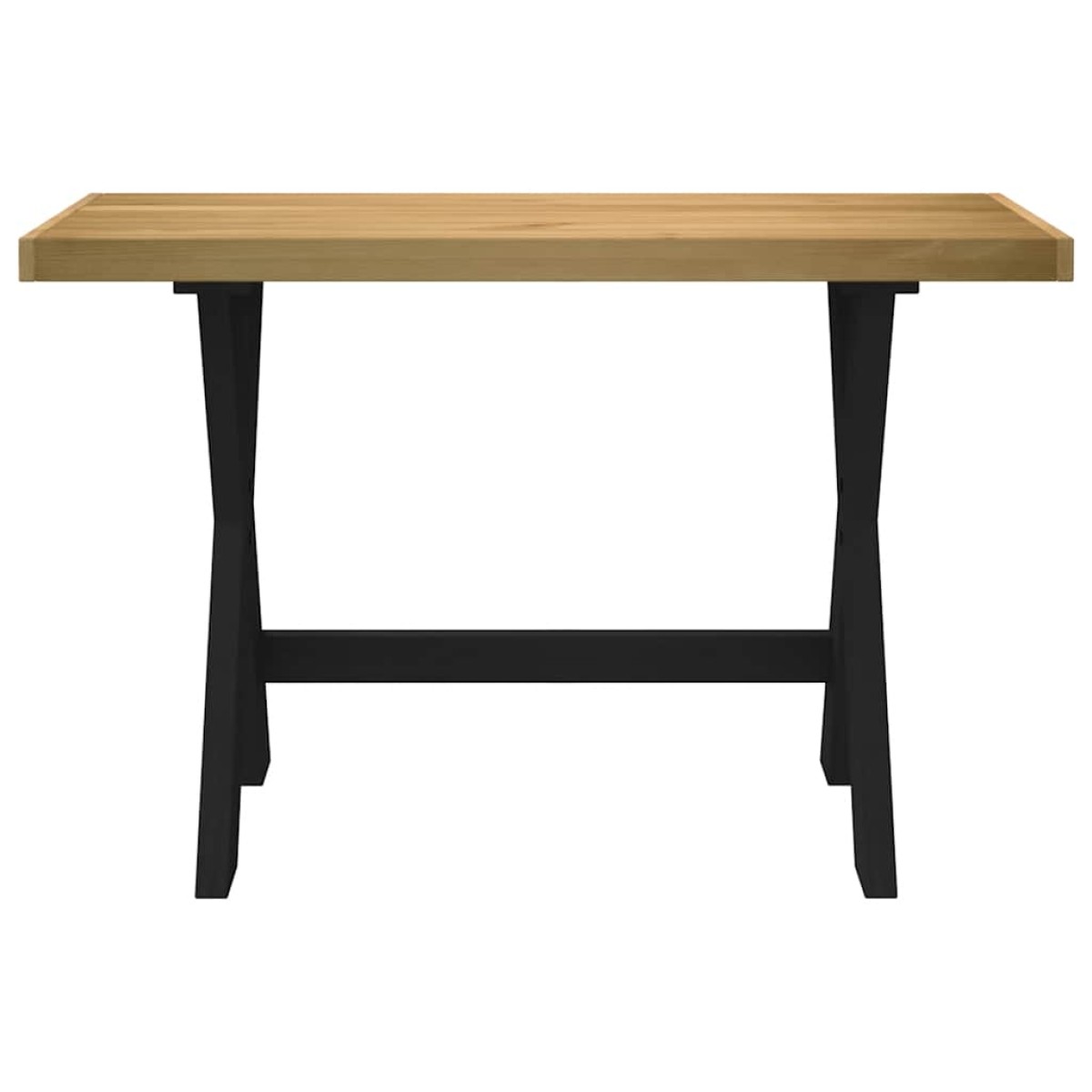 vidaXL Γραφείο NOAIN με πόδια σχήματος X 120x50x75 cm μασίφ ξύλο πεύκο