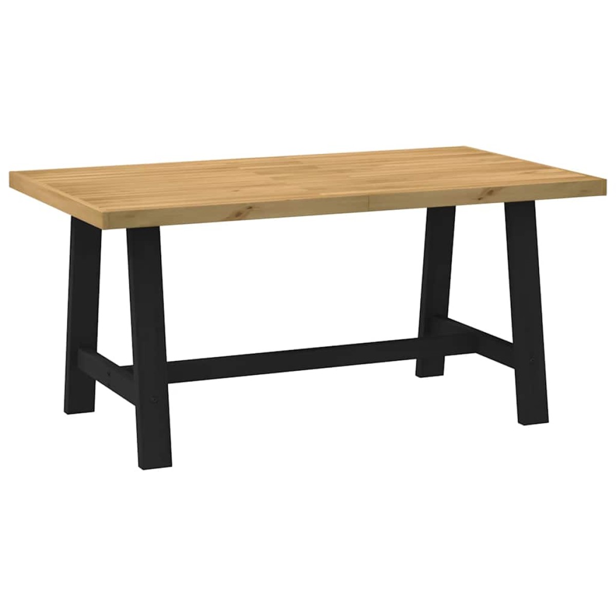 vidaXL Τραπεζαρία NOAIN με πόδια σχήματος Α 160x90x75 cm