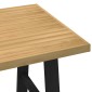 vidaXL Τραπεζαρία NOAIN με πόδια σχήματος Α 160x90x75 cm