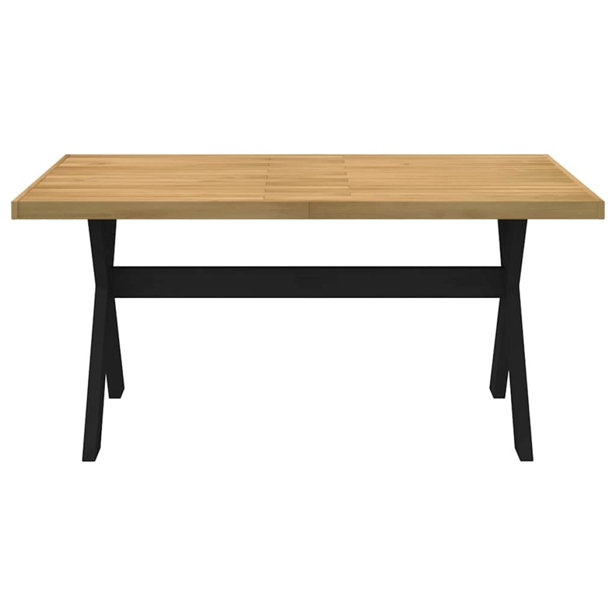 vidaXL Τραπεζαρία NOAIN με πόδια σχήματος X 160x90x75 cm