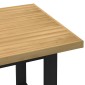 vidaXL Τραπεζαρία NOAIN με πόδια σχήματος U 160x90x75 cm