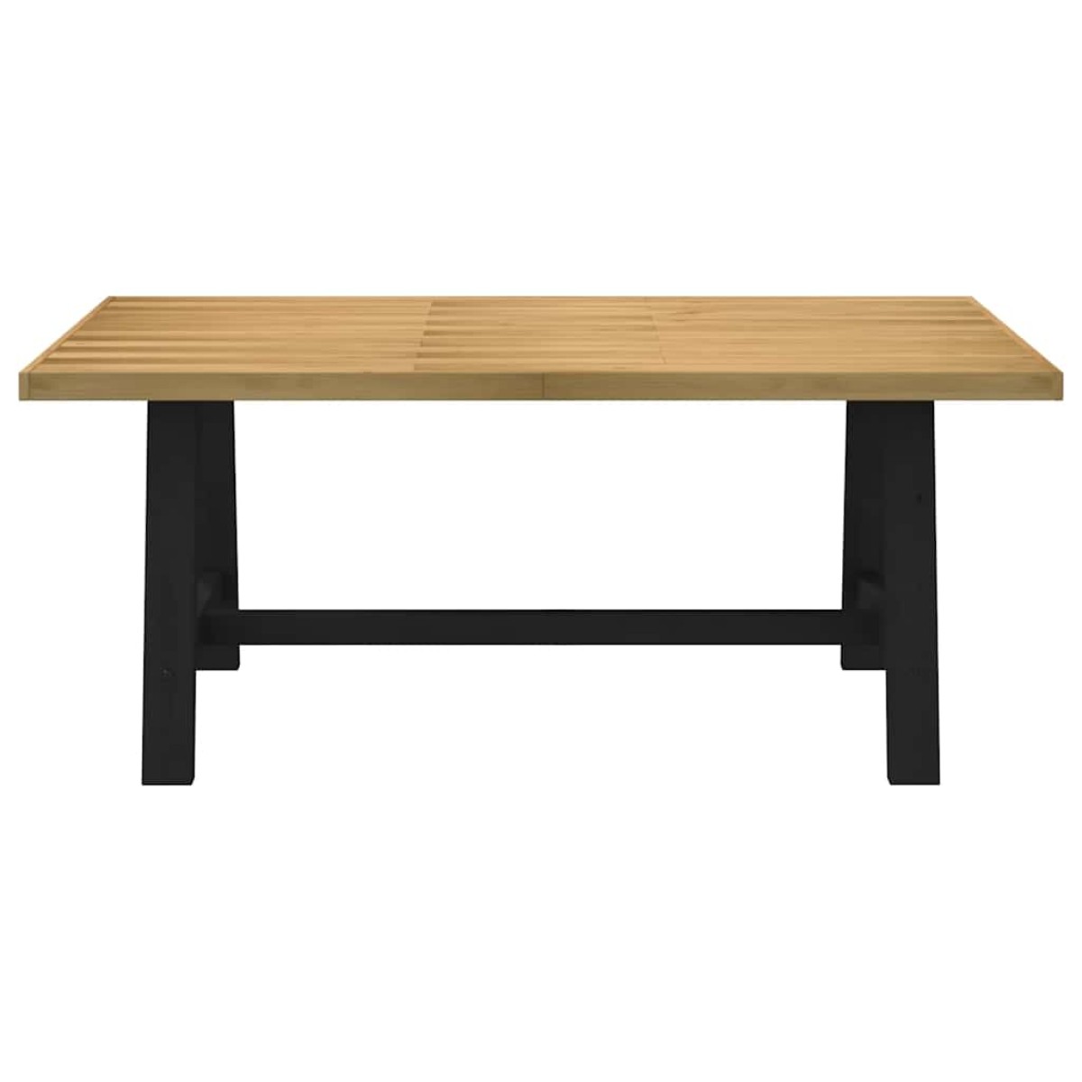 vidaXL Τραπεζαρία NOAIN με Πόδια σε Σχήμα Α 180x90x75 εκ. από Μασίφ Ξύλο Πεύκου