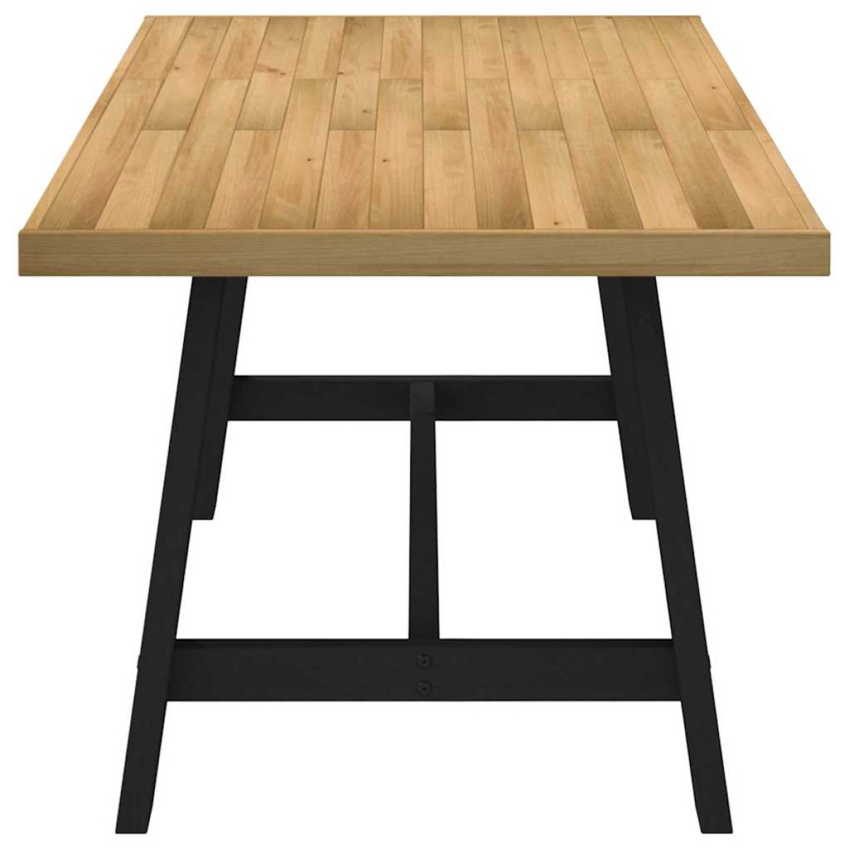 vidaXL Τραπεζαρία NOAIN με Πόδια σε Σχήμα Α 180x90x75 εκ. από Μασίφ Ξύλο Πεύκου